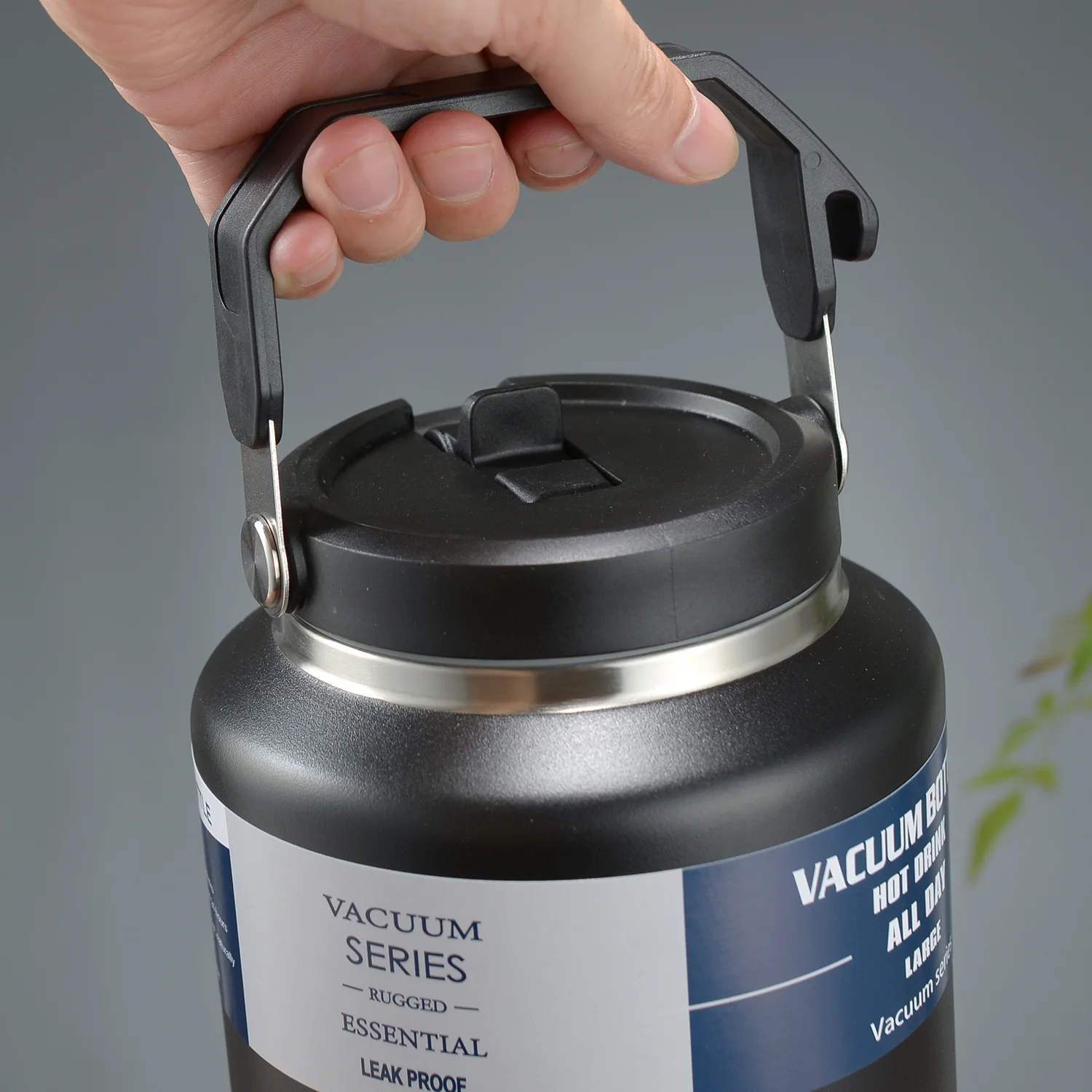Stainless Steel Large Capacity Ice Bucket Insulated Bucket 304 Liner Keep Hot Keep Cold Kettle Insulated Cups 1500/2000ml Gift 4