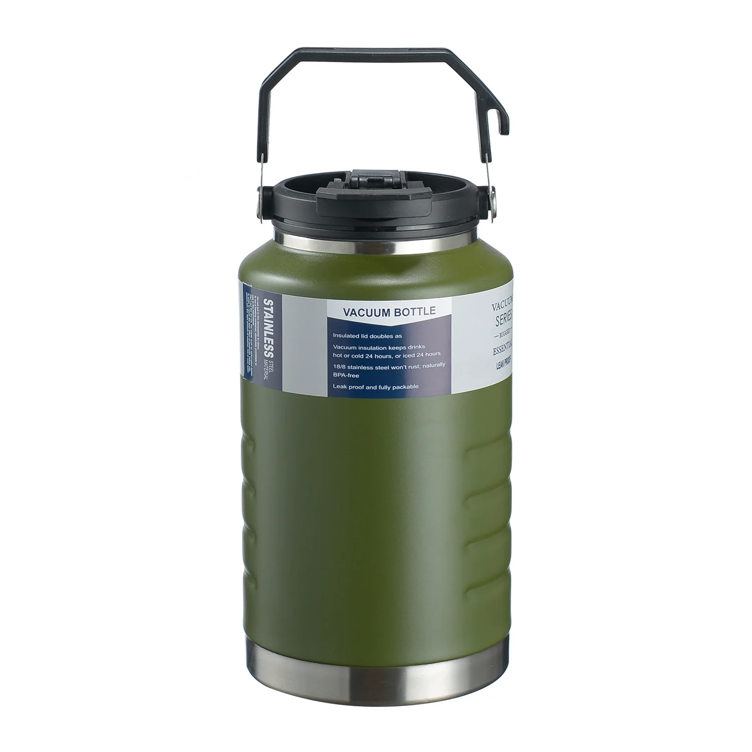 Stainless Steel Large Capacity Ice Bucket Insulated Bucket 304 Liner Keep Hot Keep Cold Kettle Insulated Cups 1500/2000ml Gift 3